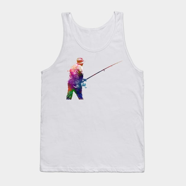 Fishing sport art #fishing Tank Top by JBJart